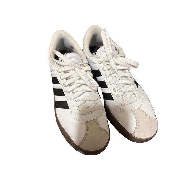 adidas Other - Adidas VL Court 3.0 Mens White Black Gum Sole Sneakers ID8797 Size 9